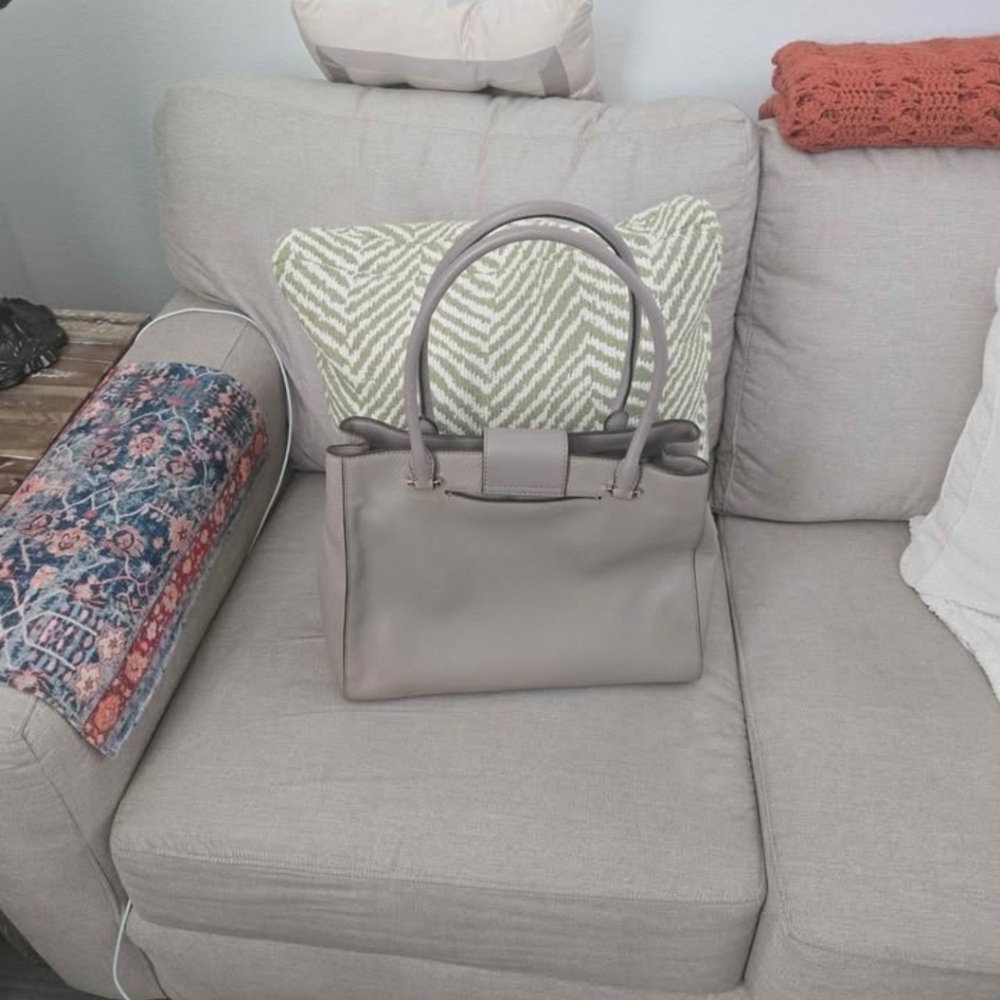 Michael Kors Marleen Taupe Tote - Picture 2 of 3